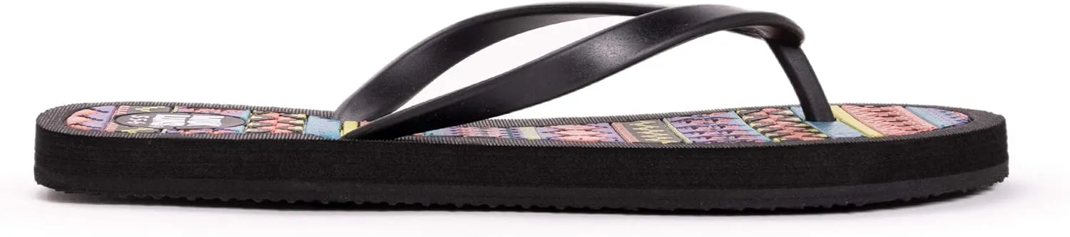 MUK LUKS Women's Comfort Terra Turf Flat Sandals