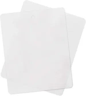 Multi-Pack Thin Clear Flexible Plastic Cutting Board Mat, 12" x 15" (8, Clear)