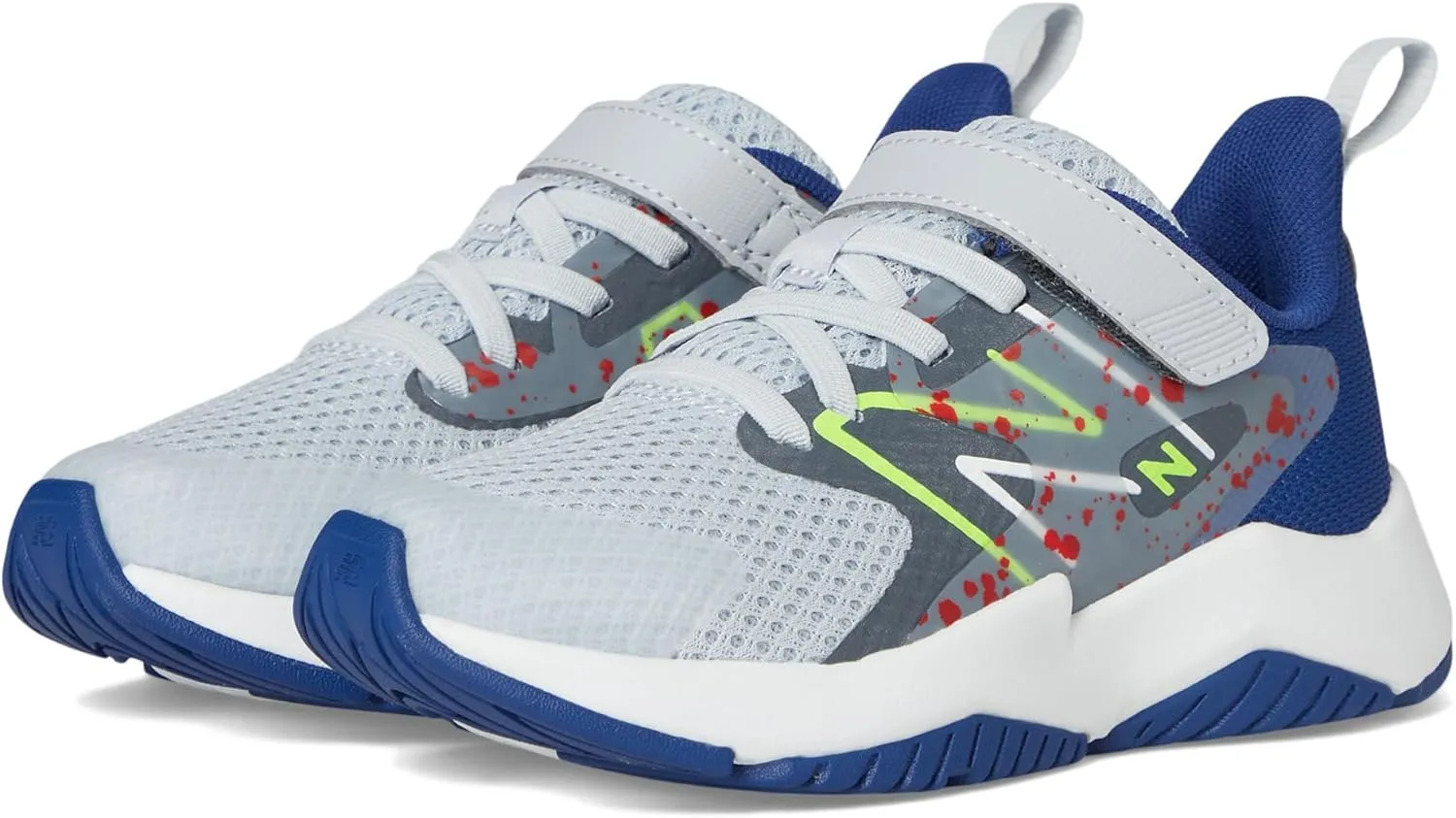New Balance YTRAVKG2 Running Shoe, Granite/Inkwell/Pixel Green, 5.5 US Unisex Big Kid