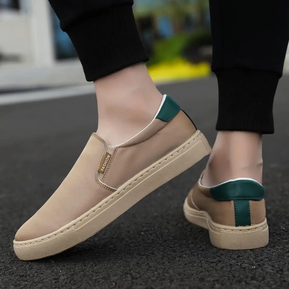 New Large Size Men's Shoes Ice Silk Canvas Shoes Slip-on Casual Shoes