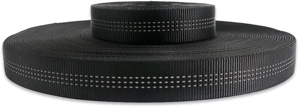 NewDoar CE UIAA Certified 1 Inch Nylon Webbing Strap/Tubular Climbing Webbing - Heavy Duty Strap for Rescue, Climbing, Harnesses, Rock Work, & Firefighting