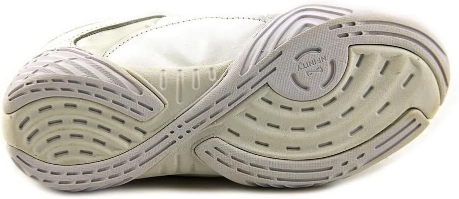 Nfinity Evolution White Cheer Shoes for Youth Girls – Breathable, High-Performance Sneakers for Cheerleading and Sports – Lightweight & Built to Last