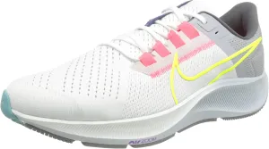 NIKE Men's Running Shoes Sneaker, Dark Smoke Grey White Flash Crimson Volt, 8