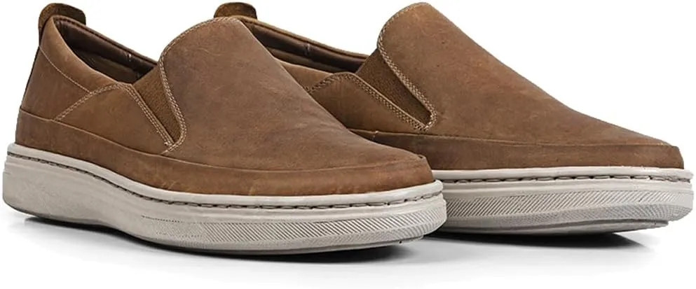 Nirvana Men Casual Shoes Leather Slip On Loafers Walking Shoes - Comfort and Authenticity
