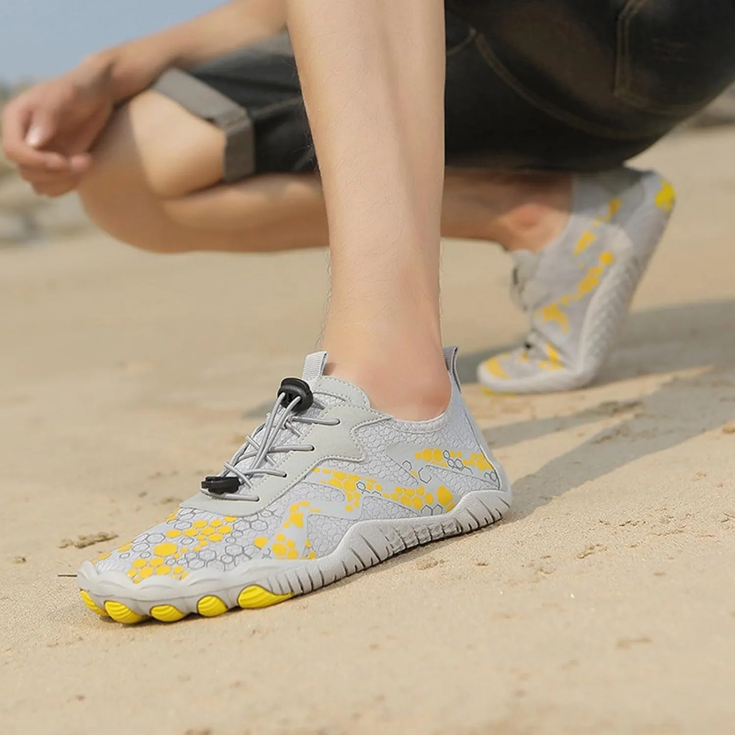 Non Slip Quick-Dry Water Shoes for Women Men Beach Sports Barefoot Shoes Lightweight Wading Shoe Surfing Shoe