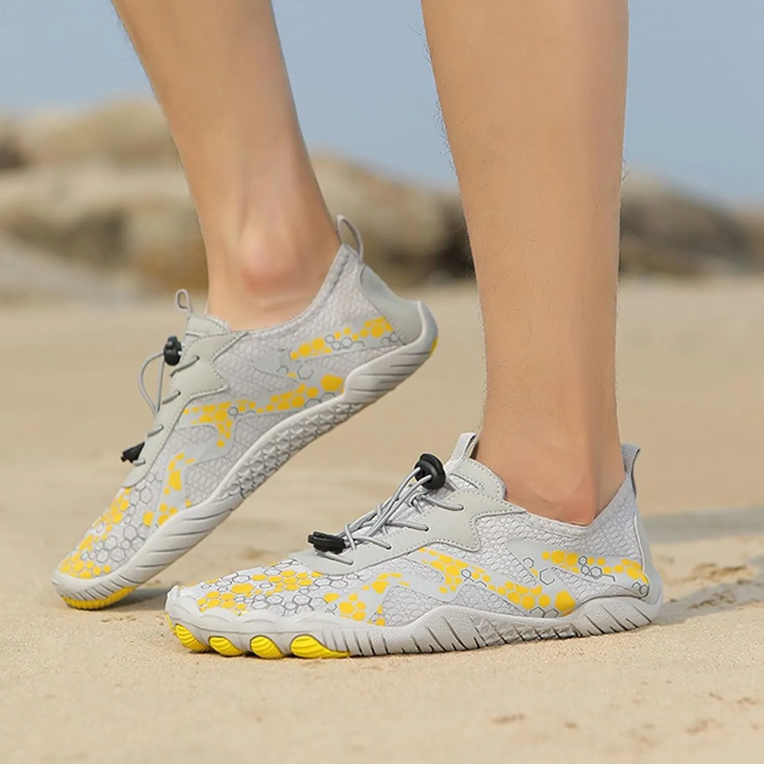 Non Slip Quick-Dry Water Shoes for Women Men Beach Sports Barefoot Shoes Lightweight Wading Shoe Surfing Shoe