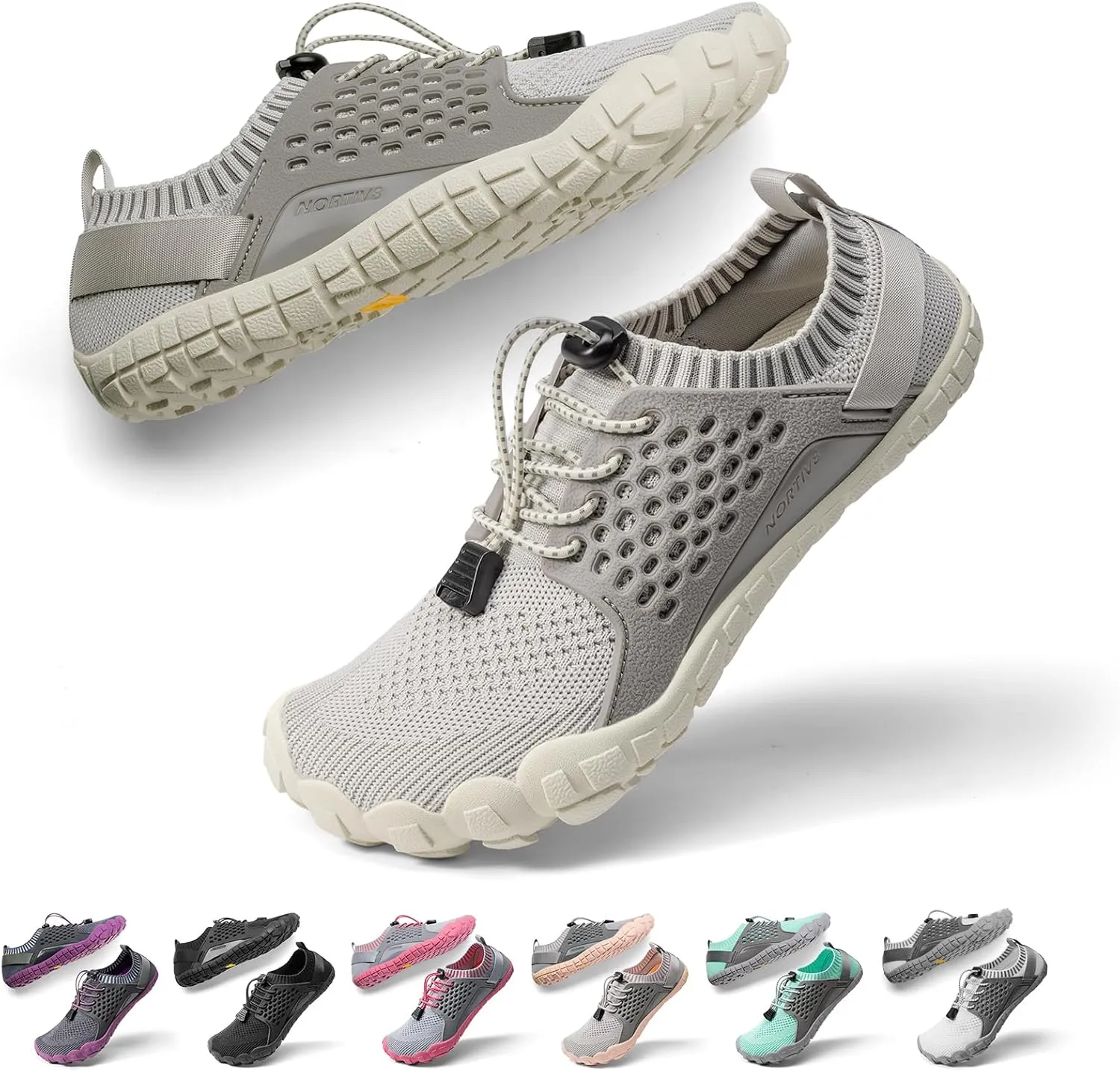 NORTIV 8 Women's Quick Dry Water Shoes Barefoot Sports Aqua Beach Pool Swim Shoes TREKLADY