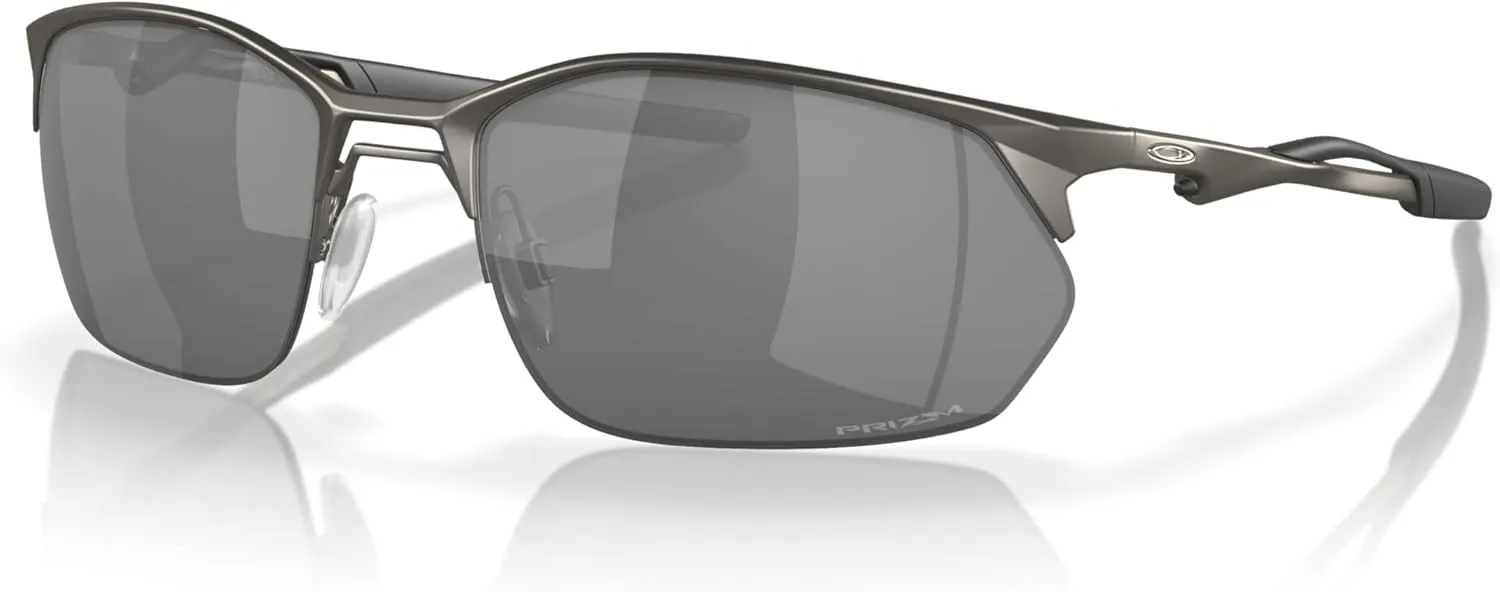 Oakley Men's Oo4145 Wire Tap 2.0 Rectangular Sunglasses