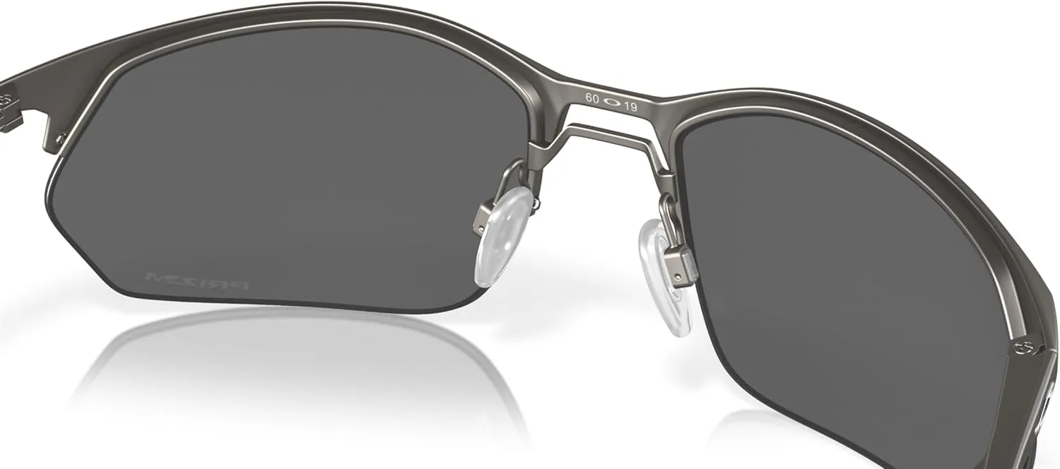Oakley Men's Oo4145 Wire Tap 2.0 Rectangular Sunglasses