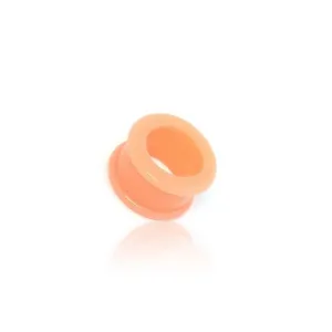 Orange Colour Silicone Flexible Double Flat Flared Tunnels