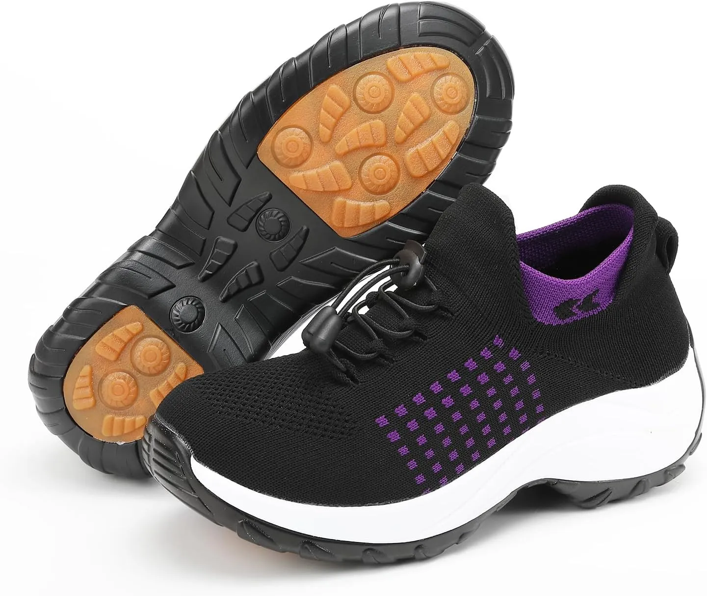 Orthopedic Sneakers for Women Men Comfort Wear Orthowear Shoes Walking Slip on Trainers Breathable Arch Support Shoes Ladies Nursing Work Mesh Shoe Running Jogging Sneaker Plantar Fasciitis Unisex