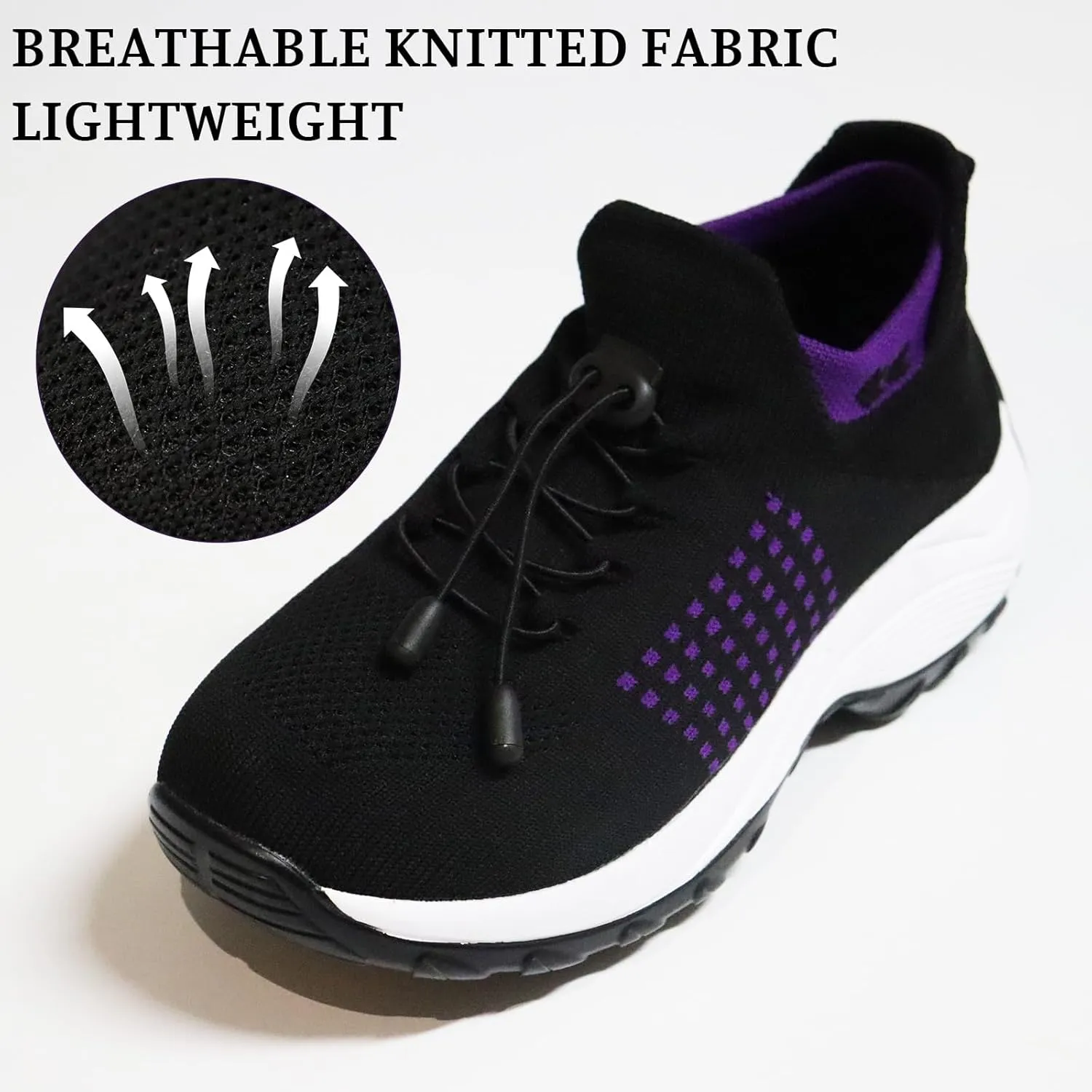 Orthopedic Sneakers for Women Men Comfort Wear Orthowear Shoes Walking Slip on Trainers Breathable Arch Support Shoes Ladies Nursing Work Mesh Shoe Running Jogging Sneaker Plantar Fasciitis Unisex