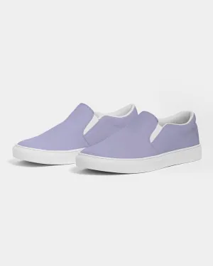 Pale Pastel Blue Slip-On Canvas Sneakers | Women's | Bright Pale Pastel Blue | C30M30Y0K0