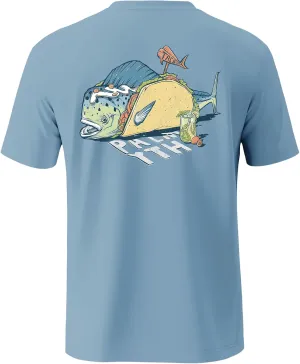 Palmyth Mens Fishing Shirts Short Sleeve UPF 50  T-Shirt UV Sun Protection SPF Tee Quick Dry