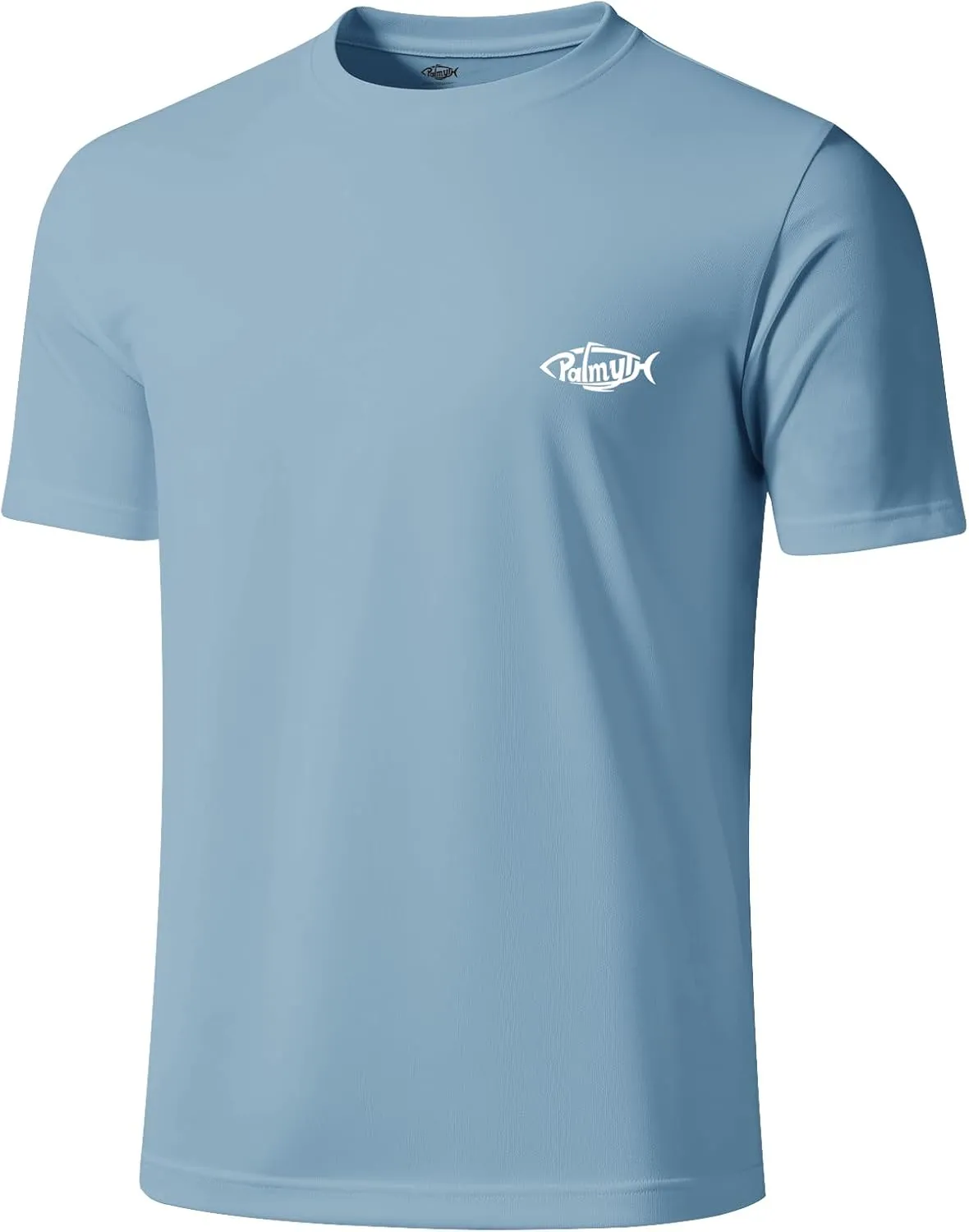 Palmyth Mens Fishing Shirts Short Sleeve UPF 50  T-Shirt UV Sun Protection SPF Tee Quick Dry