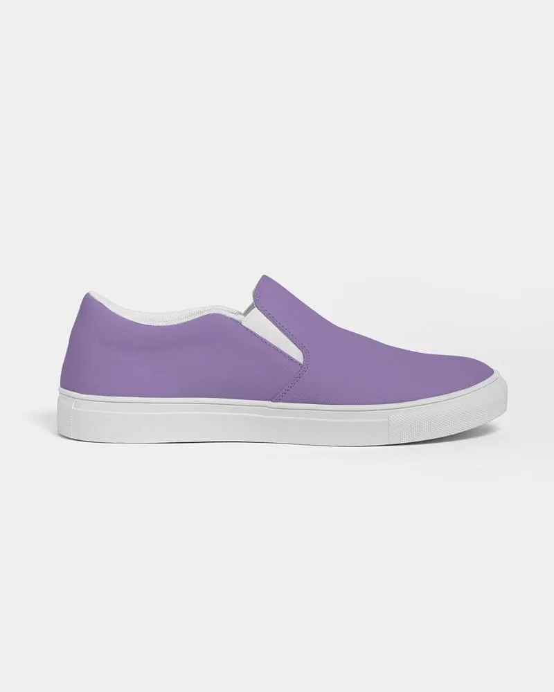 Pastel Violet Slip-On Canvas Sneakers | Men's | Bright Pastel Violet | C45M60Y0K0