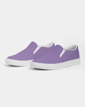 Pastel Violet Slip-On Canvas Sneakers | Men's | Bright Pastel Violet | C45M60Y0K0