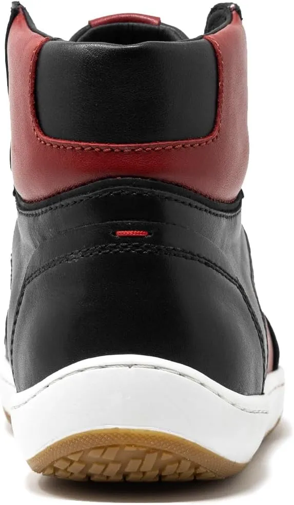 Piloti Driving Shoes for Men, Drift Mid Italian Nubuck Leather High Top Everyday Driving Sneaker