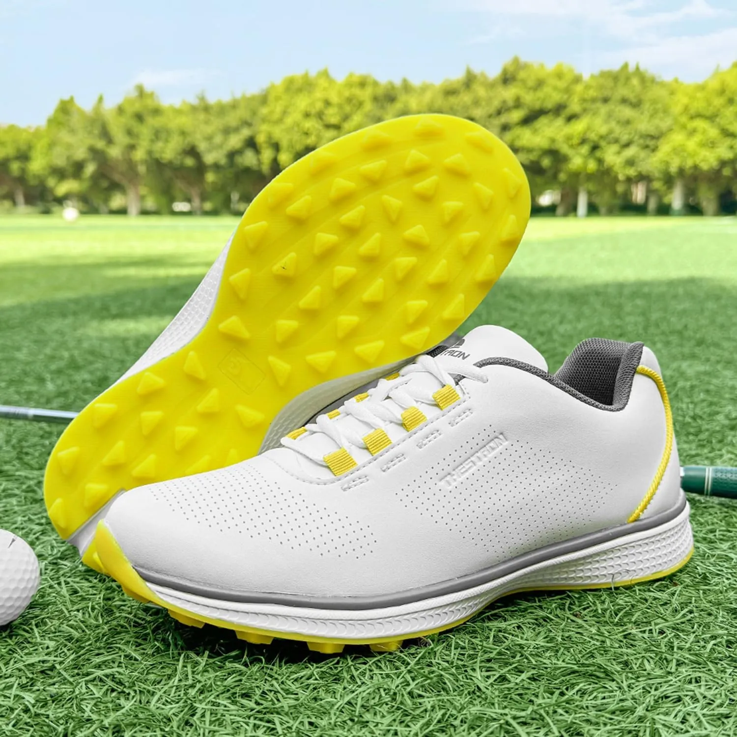 Professional Golf Shoes Men Sipkeless Golf Sneakers for Men Light Weight Walking Footwears
