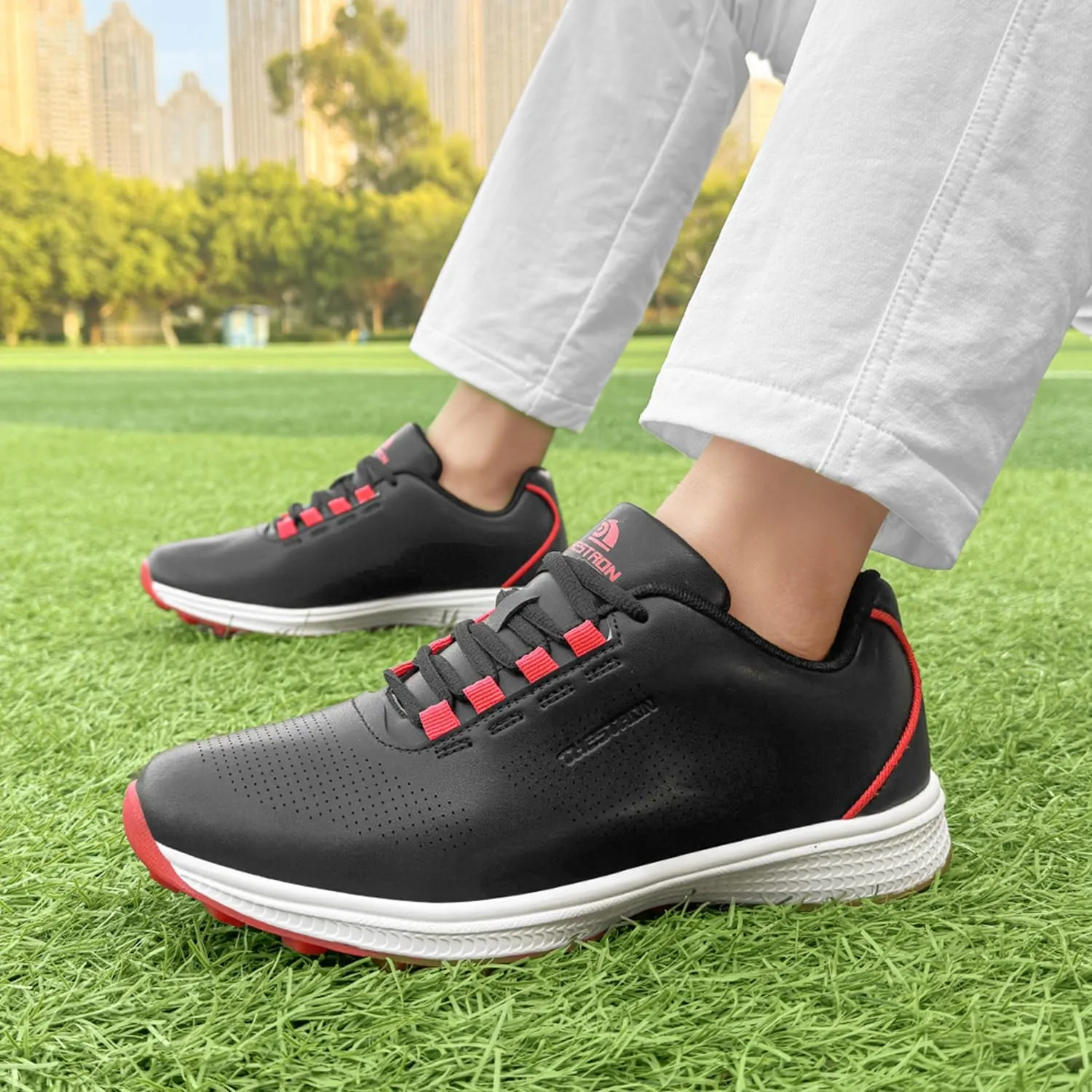 Professional Golf Shoes Men Sipkeless Golf Sneakers for Men Light Weight Walking Footwears