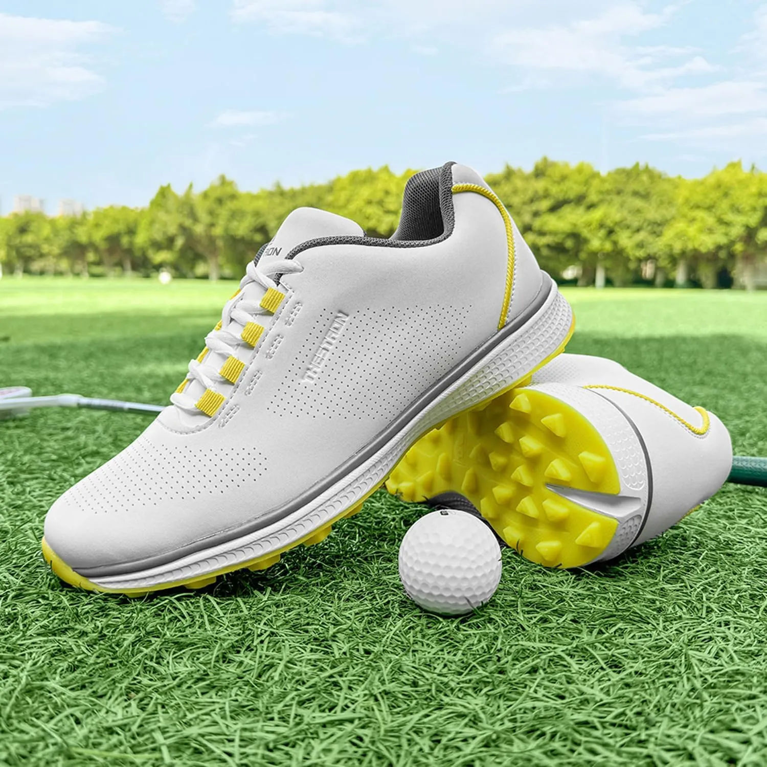 Professional Golf Shoes Men Sipkeless Golf Sneakers for Men Light Weight Walking Footwears