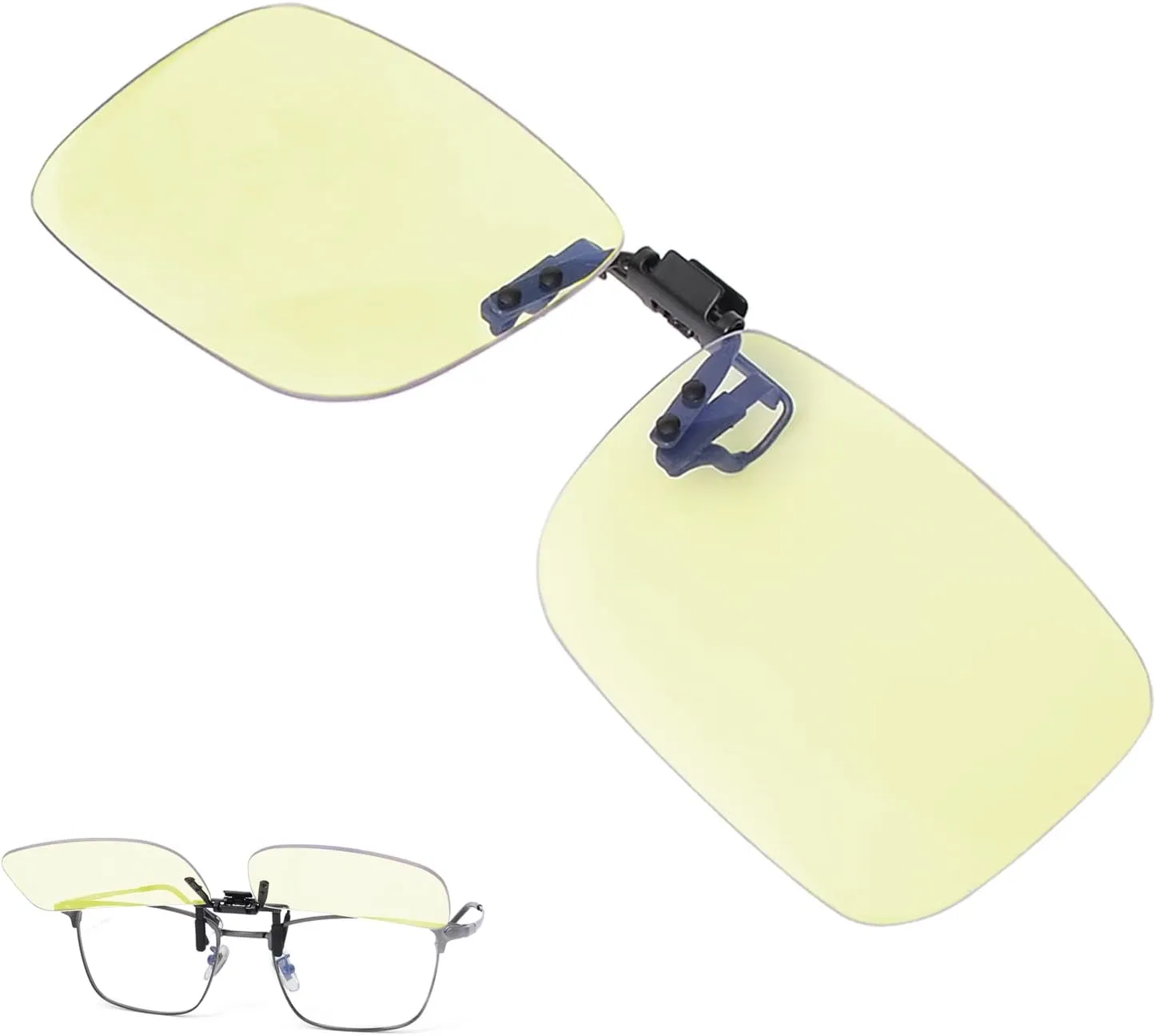 PSI Premium Blue Light Blocking Clip On Prescription Glasses, Relief Eye and good for sleep