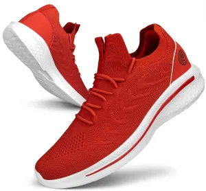 Pujcs Mens Walking Shoes Non Slip Running Shoes Breathable Slip on Sneakers Lightwight Gym Tennis Shoes for Men