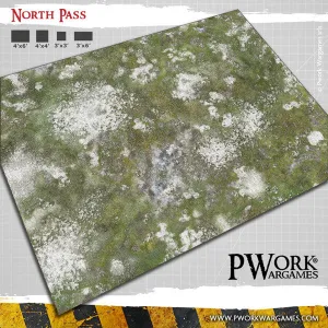 PWork - North Pass - Wargames Terrain Mat - 44X60"