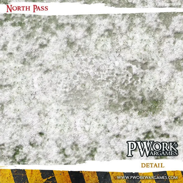 PWork - North Pass - Wargames Terrain Mat - 44X60"