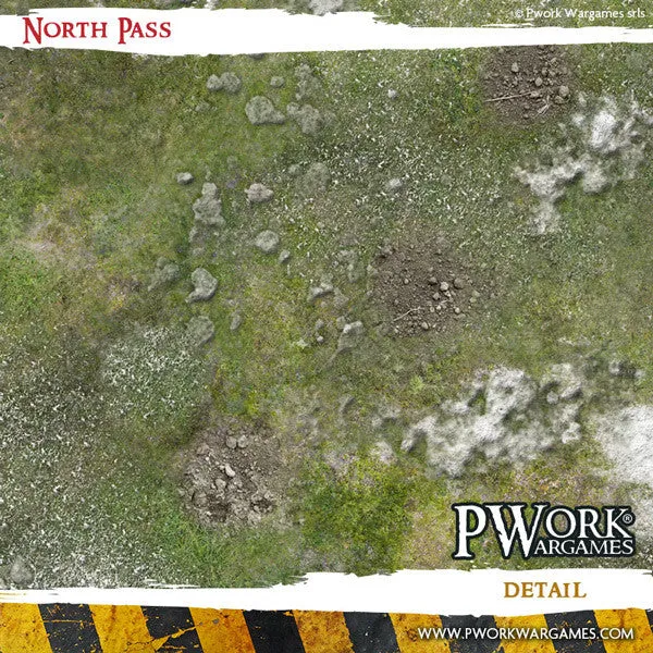 PWork - North Pass - Wargames Terrain Mat - 44X60"