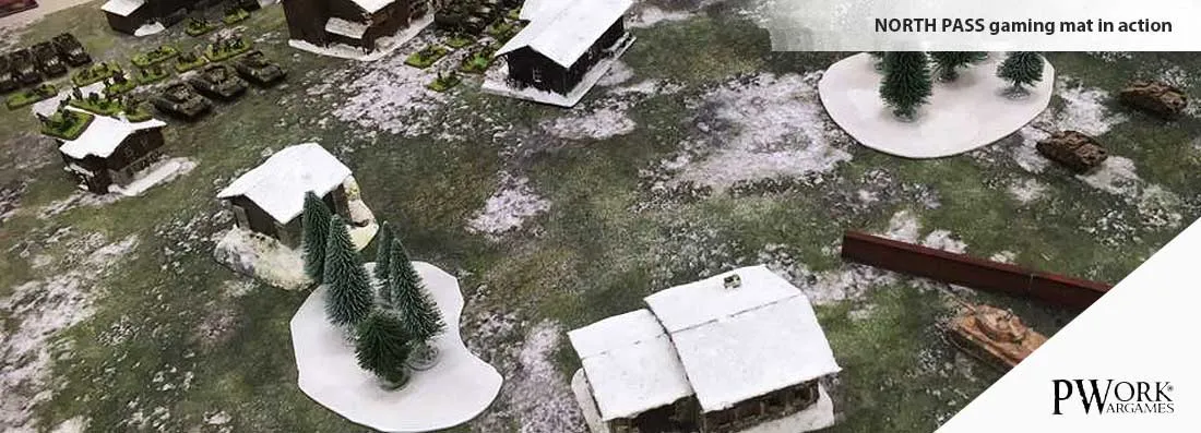 PWork - North Pass - Wargames Terrain Mat - 4X4'