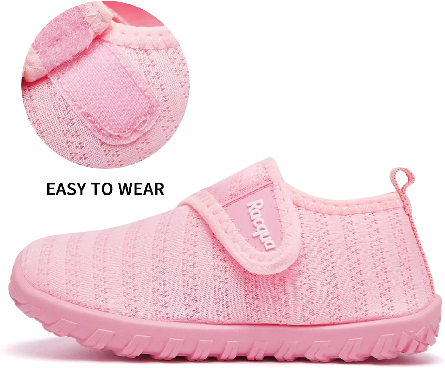 Racqua Baby Todder Water Shoes Boy's Girl's Quick Dry Barefoot Shoes Non-Slip Swim Pool Aqua Shoes(Baby/Toddler)