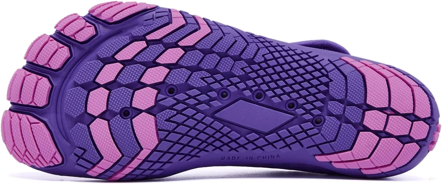 Racqua Boy's Girl's Kids Toddler Water Shoes Quick Dry Barefoot Lightweight Pool Swim Beach Sport Aqua Shoes(Toddler/Little Kid/Big Kid)