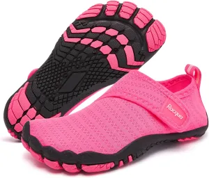 Racqua Boy's Girl's Kids Toddler Water Shoes Quick Dry Barefoot Lightweight Pool Swim Beach Sport Aqua Shoes(Toddler/Little Kid/Big Kid)