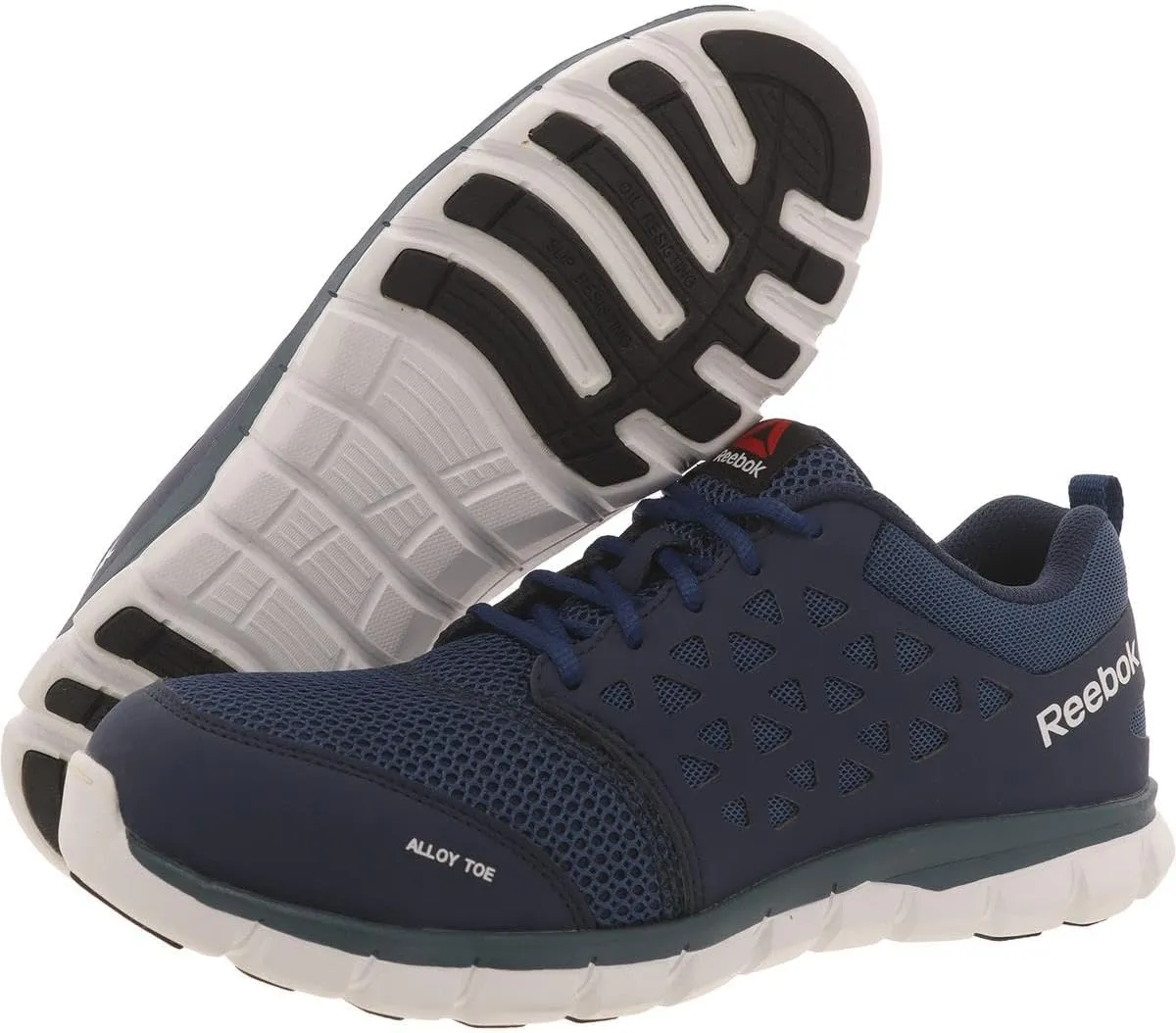 Reebok Men's Rb409 Sublite Cushion Work Safety Athletic Composite Toe Shoe Black