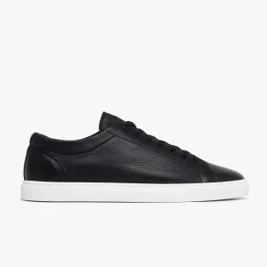 Relaxed Sneaker Black Leather Mens