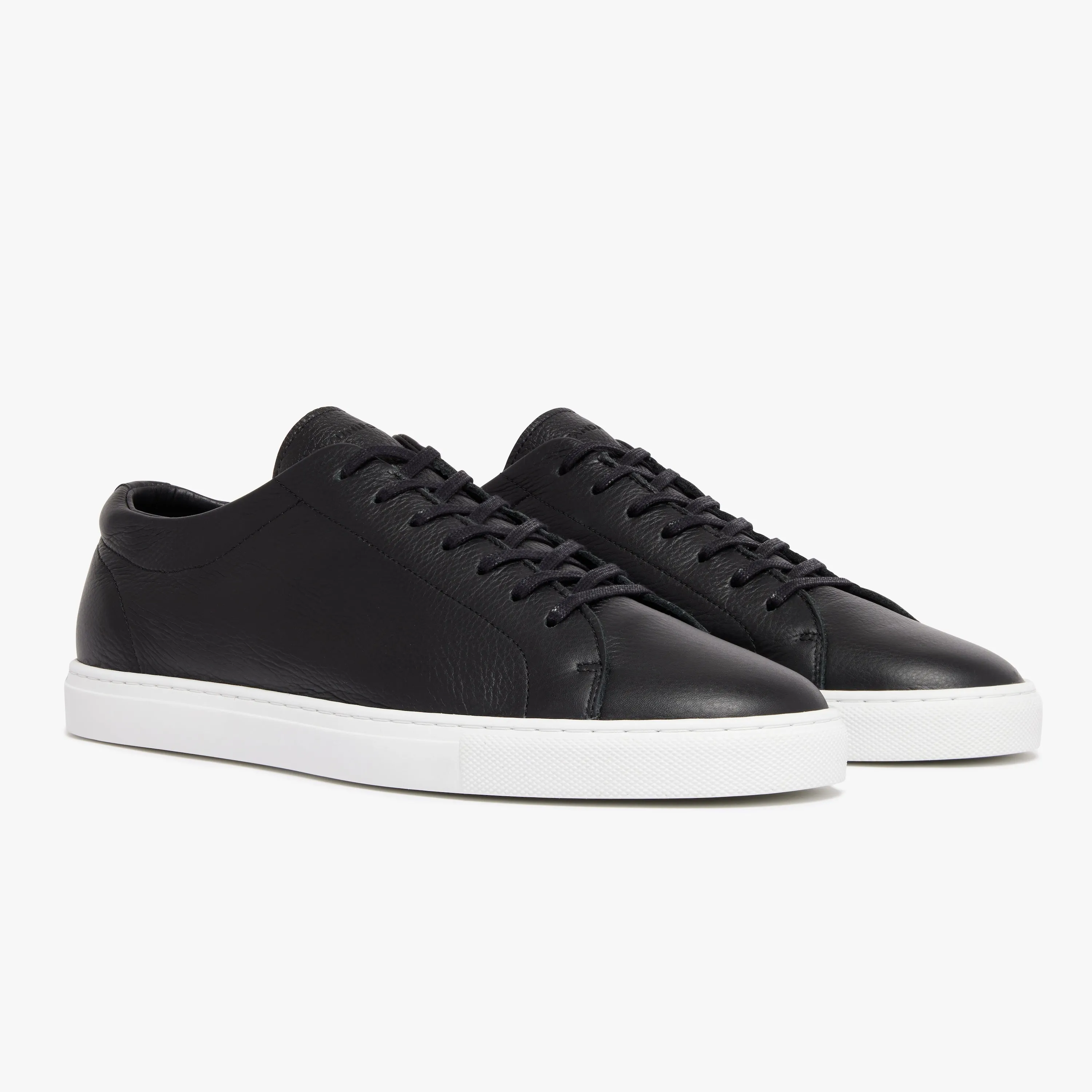 Relaxed Sneaker Black Leather Mens