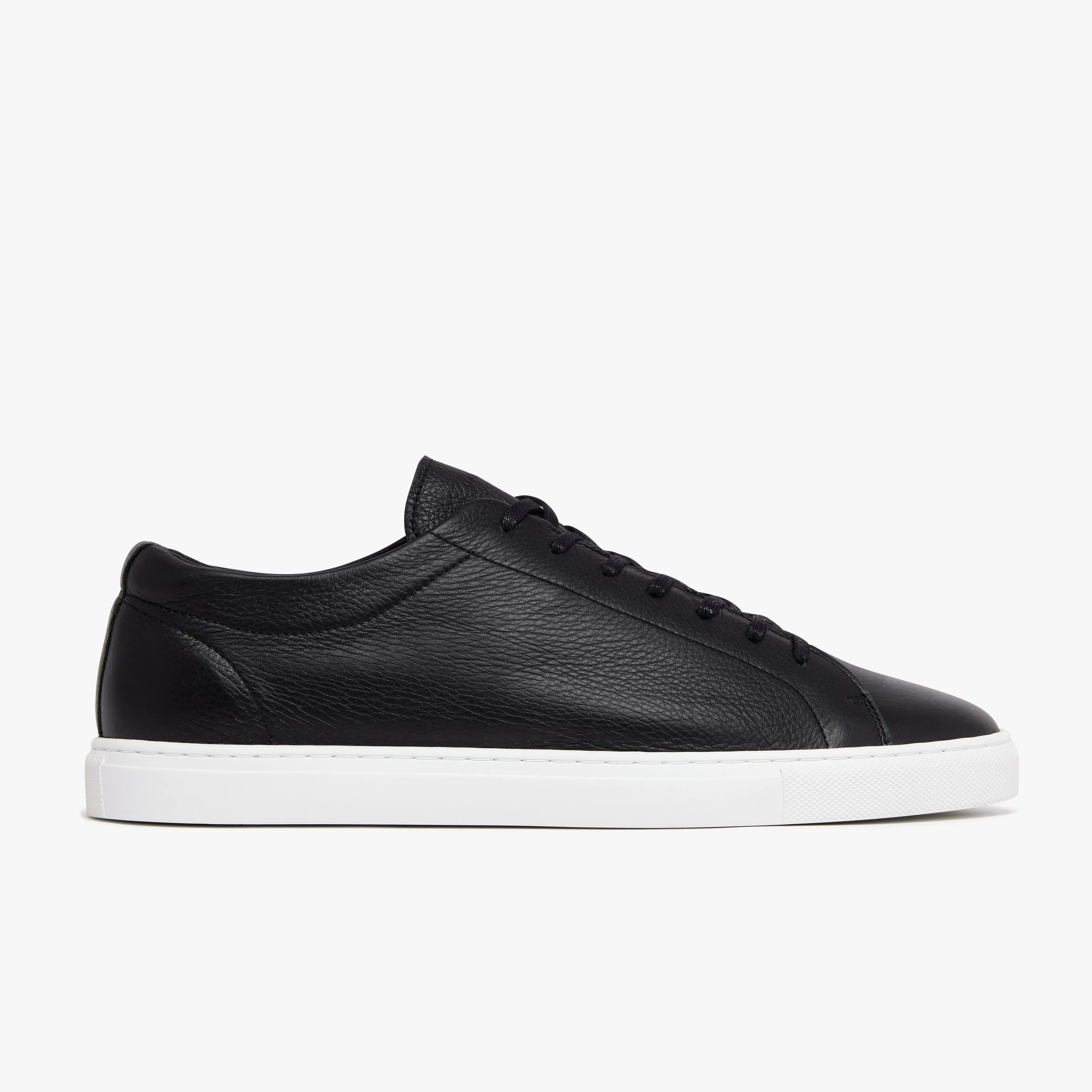 Relaxed Sneaker Black Leather Mens