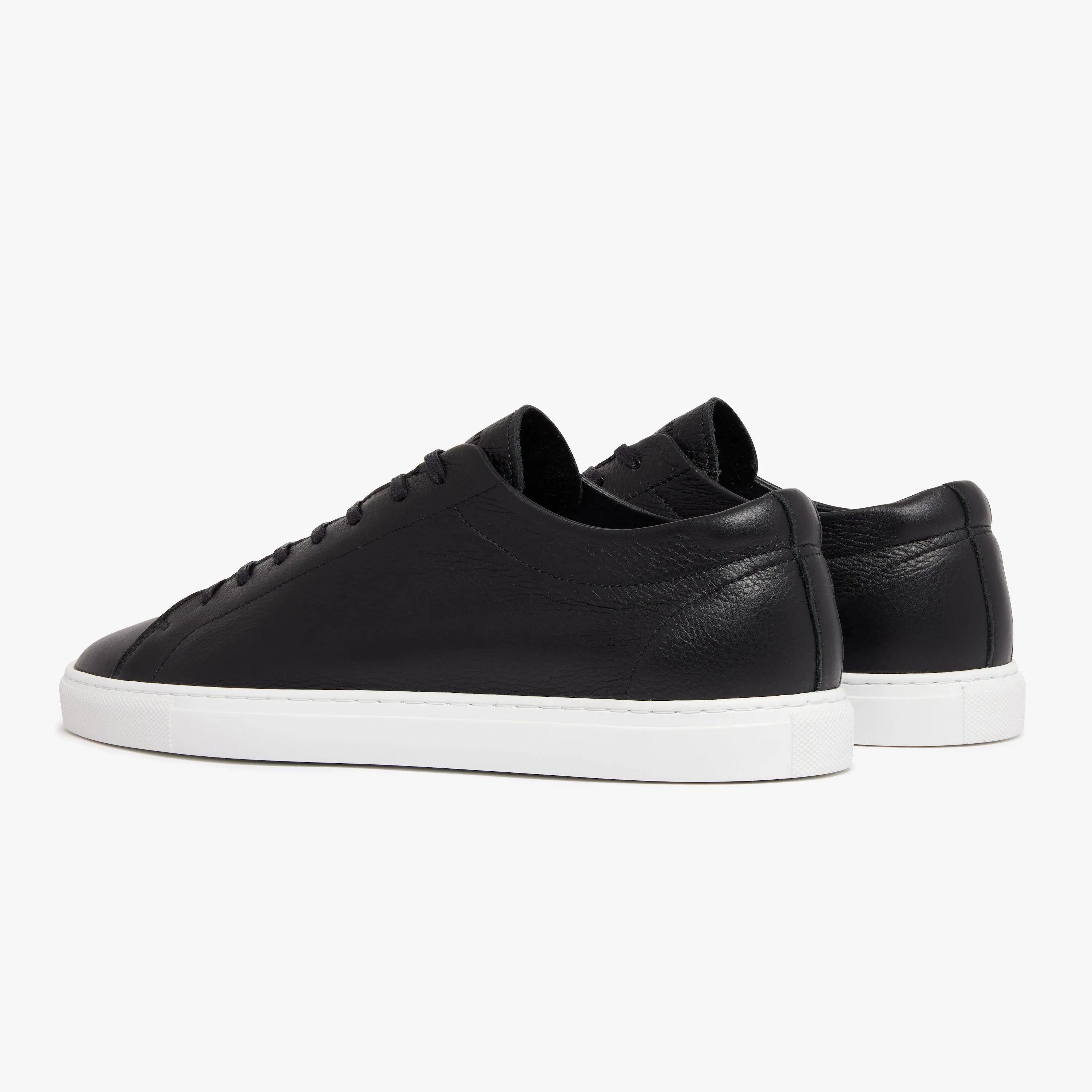 Relaxed Sneaker Black Leather Mens