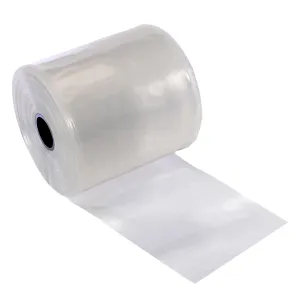 RESILIA Lay Flat Poly Tubing - Food-Grade Polyethylene, Custom Poly Bag Packaging Solution, 12 Inches x 500 Feet, 2-Mil Thickness, 1 Roll, Made in the USA