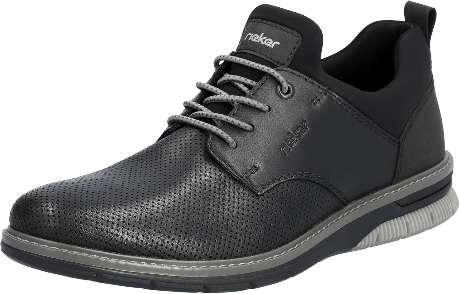 Rieker Men's Low-Top Trainers 14450, Men's Low Shoes, black, 10.5 Men