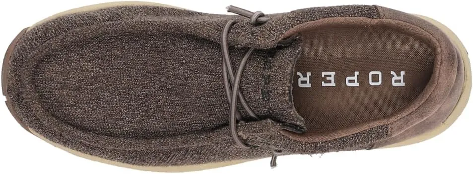 ROPER Mens Hang Loose Slip On Casual Shoes - Brown