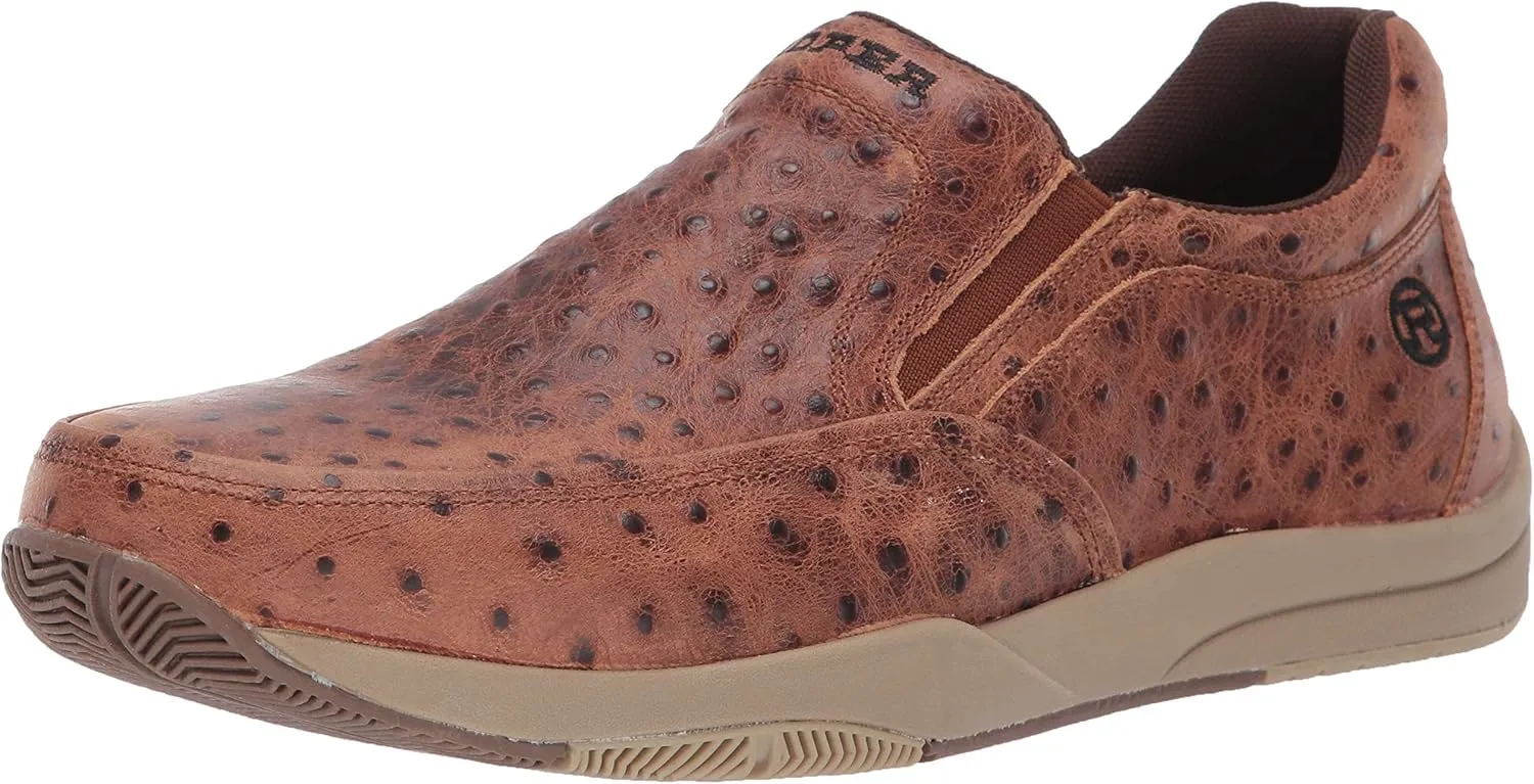ROPER Mens Ulysess Slip On Casual Shoes - Brown