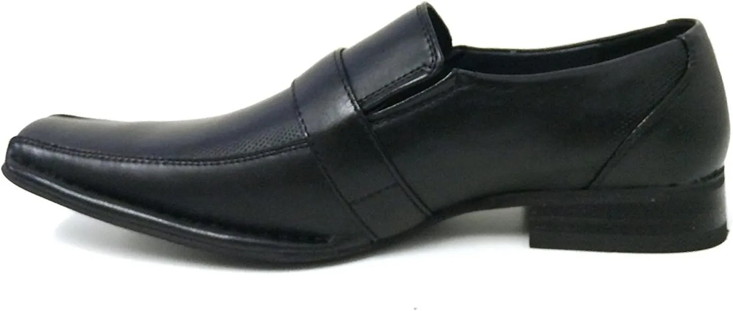 Santoni Men's Dress Shoes Casual Loafers Slip on Buckle Italian Styles