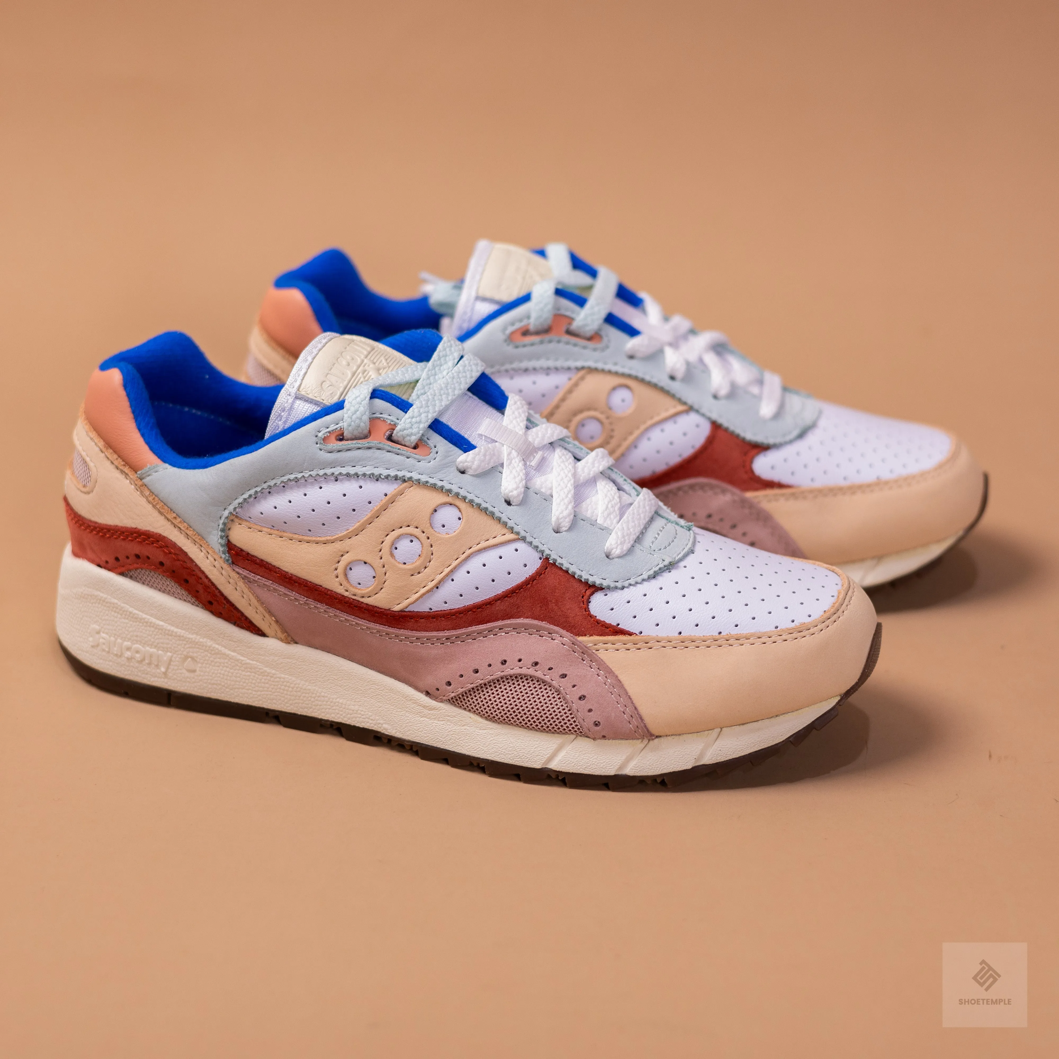 Saucony Shadow 6000 White Multi-Color Sneaker