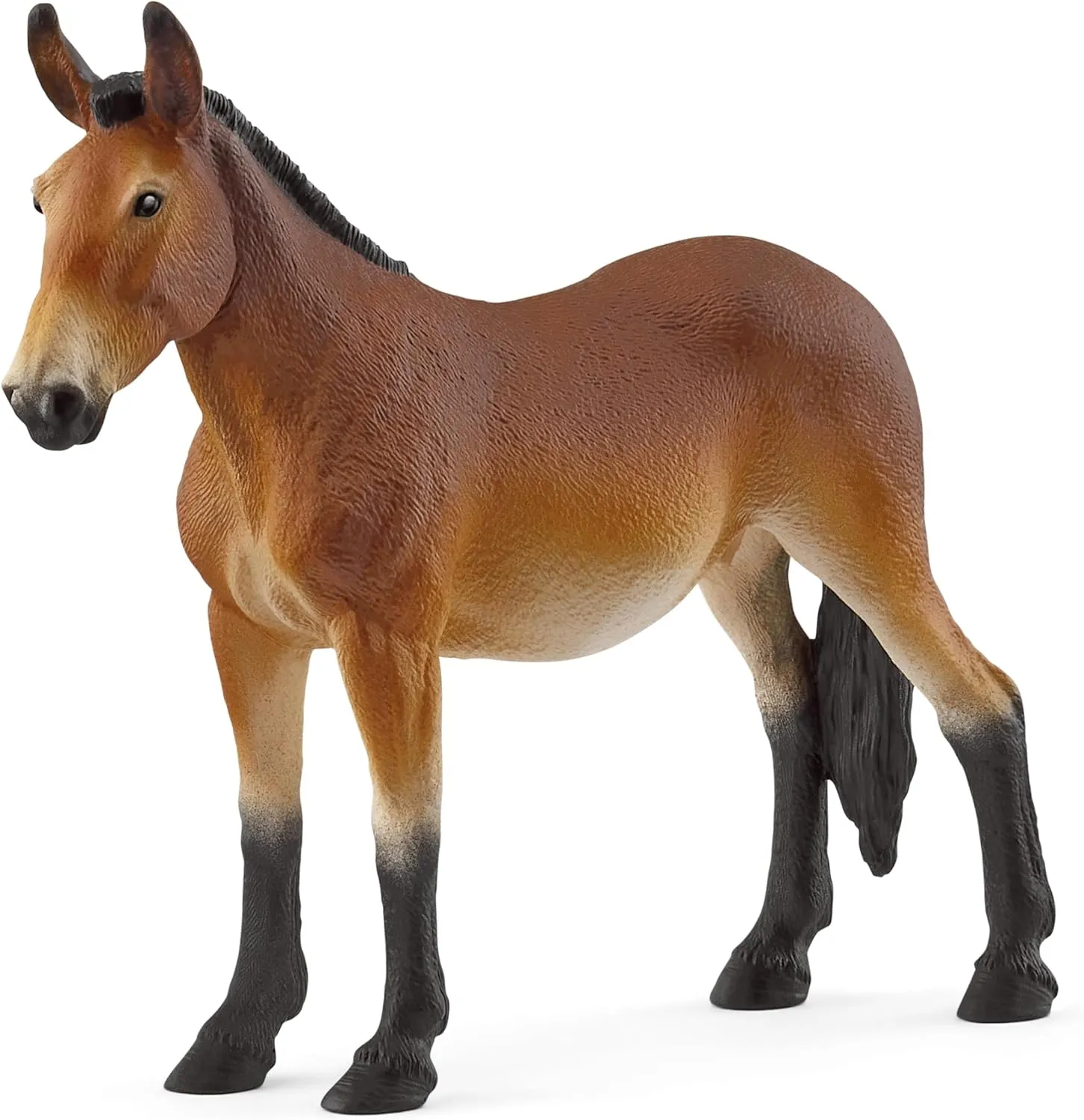 Schleich Farm World - Large 5" Mule Toy for Kids. Realistic, Hand-Painted Farm Animal Toys for Boys and Girls. Fun Educational Figure for Screen-Free, Imaginative Learning for Children Ages 3  14887