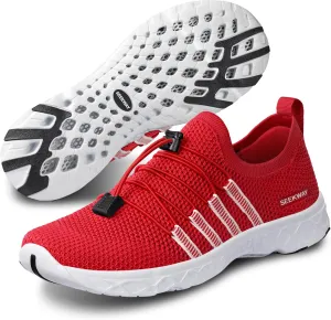 SEEKWAY Mens Womens Water Shoes Quick Dry Aqua Shoes Barefoot for Beach Surf Hiking Pool Water Sports