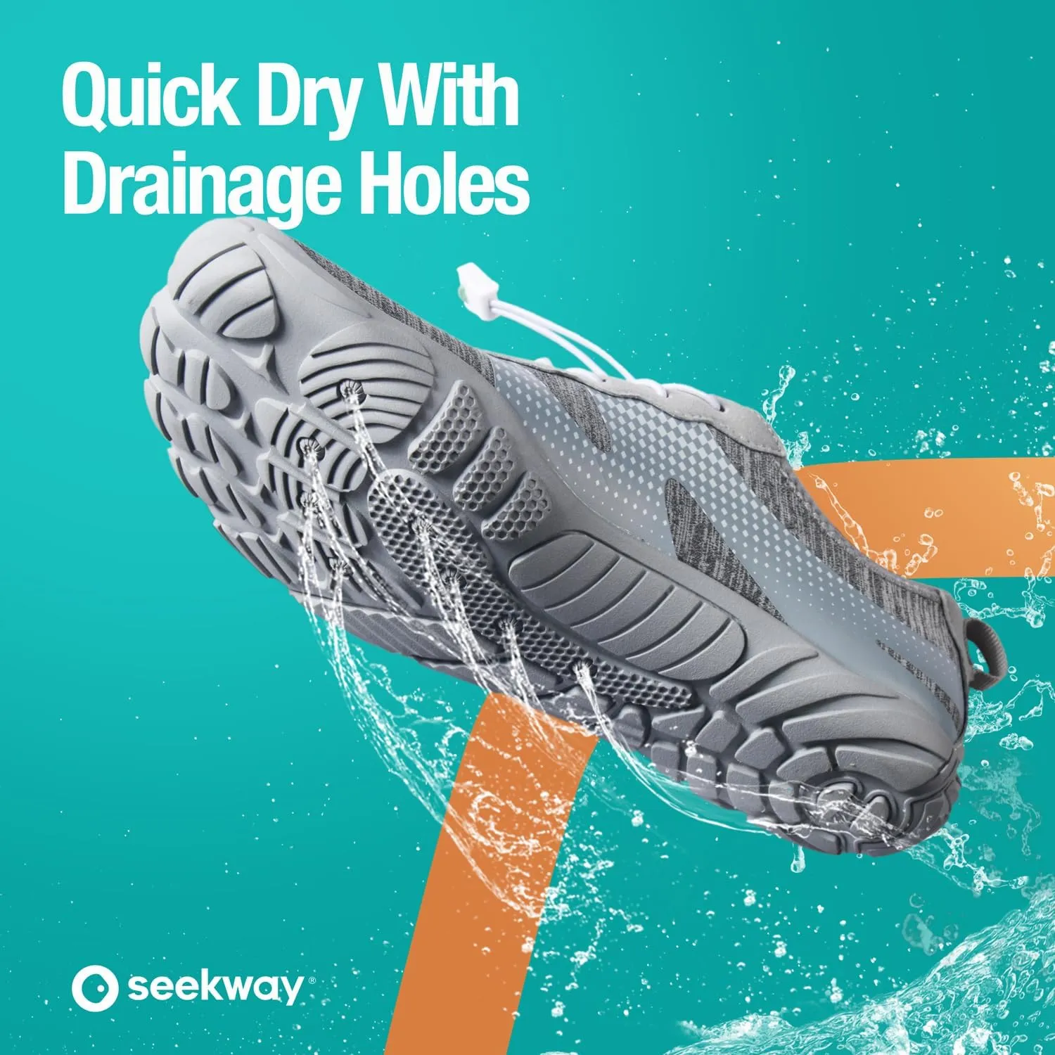 SEEKWAY Water Shoes Men Women Adult Quick-Dry Aqua Sock Barefoot for Beach Swim River Pool Lake Hiking Kayaking Surfing