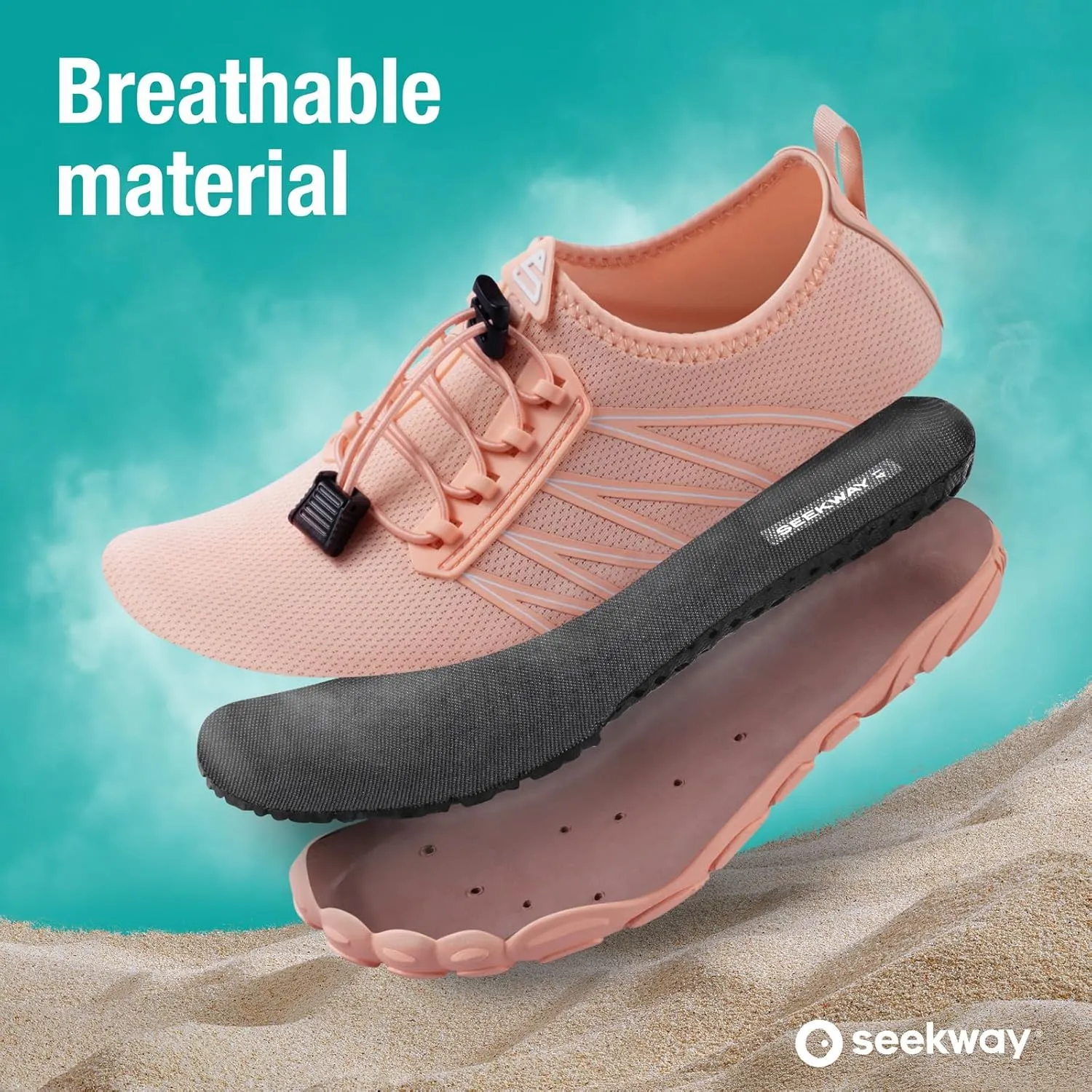 SEEKWAY Water Shoes Men Women Adult Quick-Dry Aqua Sock Barefoot for Beach Swim River Pool Lake Hiking Kayaking Surfing