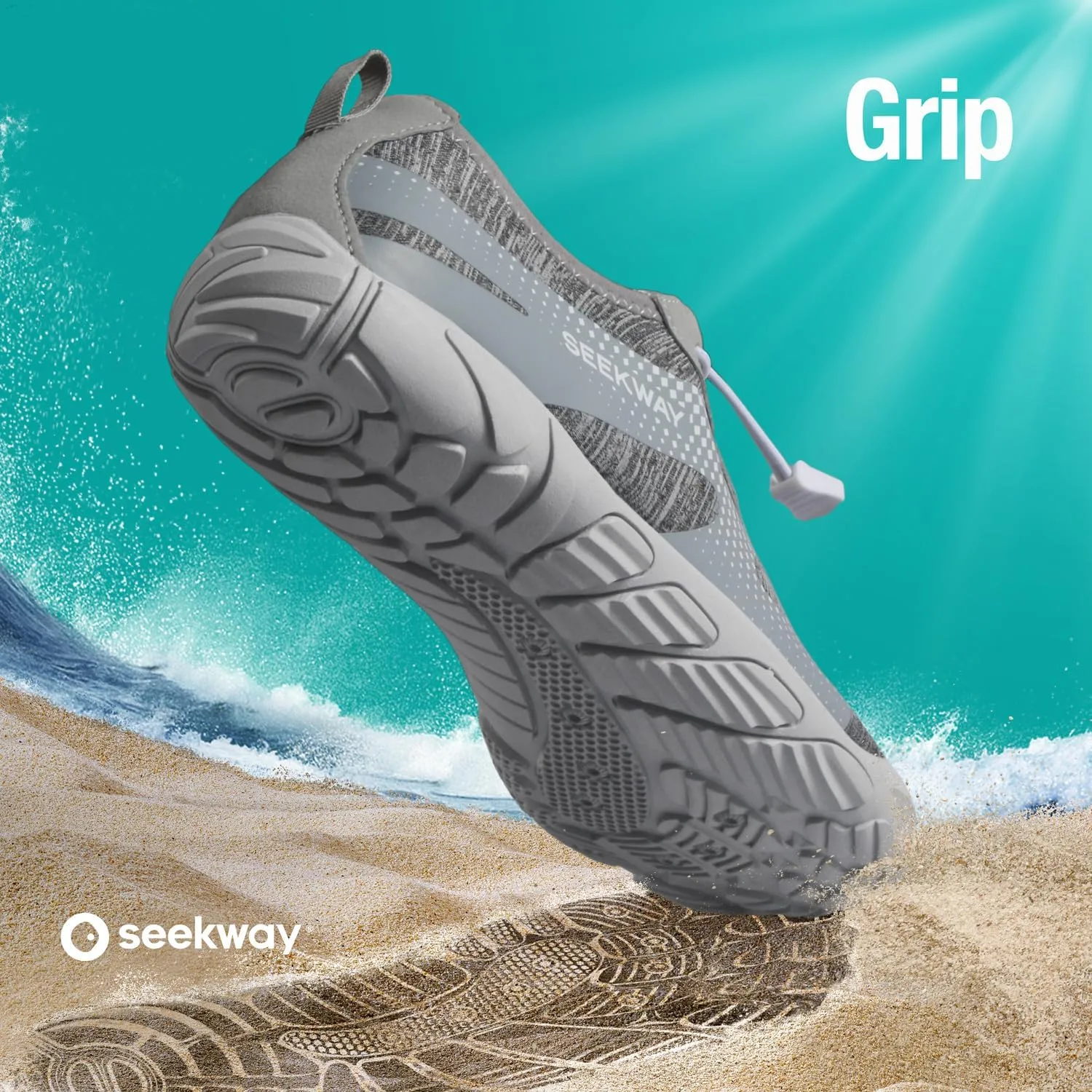 SEEKWAY Water Shoes Men Women Adult Quick-Dry Aqua Sock Barefoot for Beach Swim River Pool Lake Hiking Kayaking Surfing
